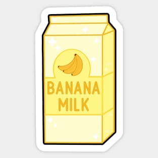 Banana Milk Sticker